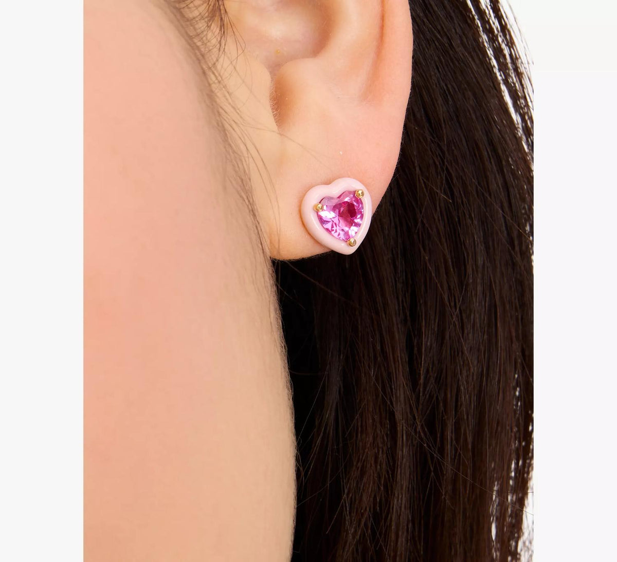 Aretes color rosado