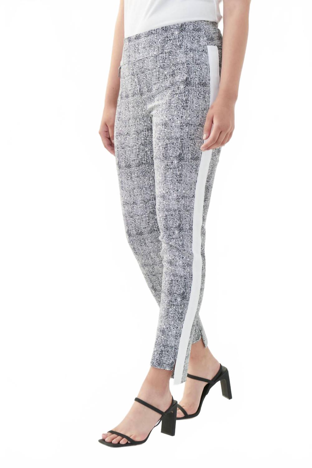 Pantalón color negro y blanco