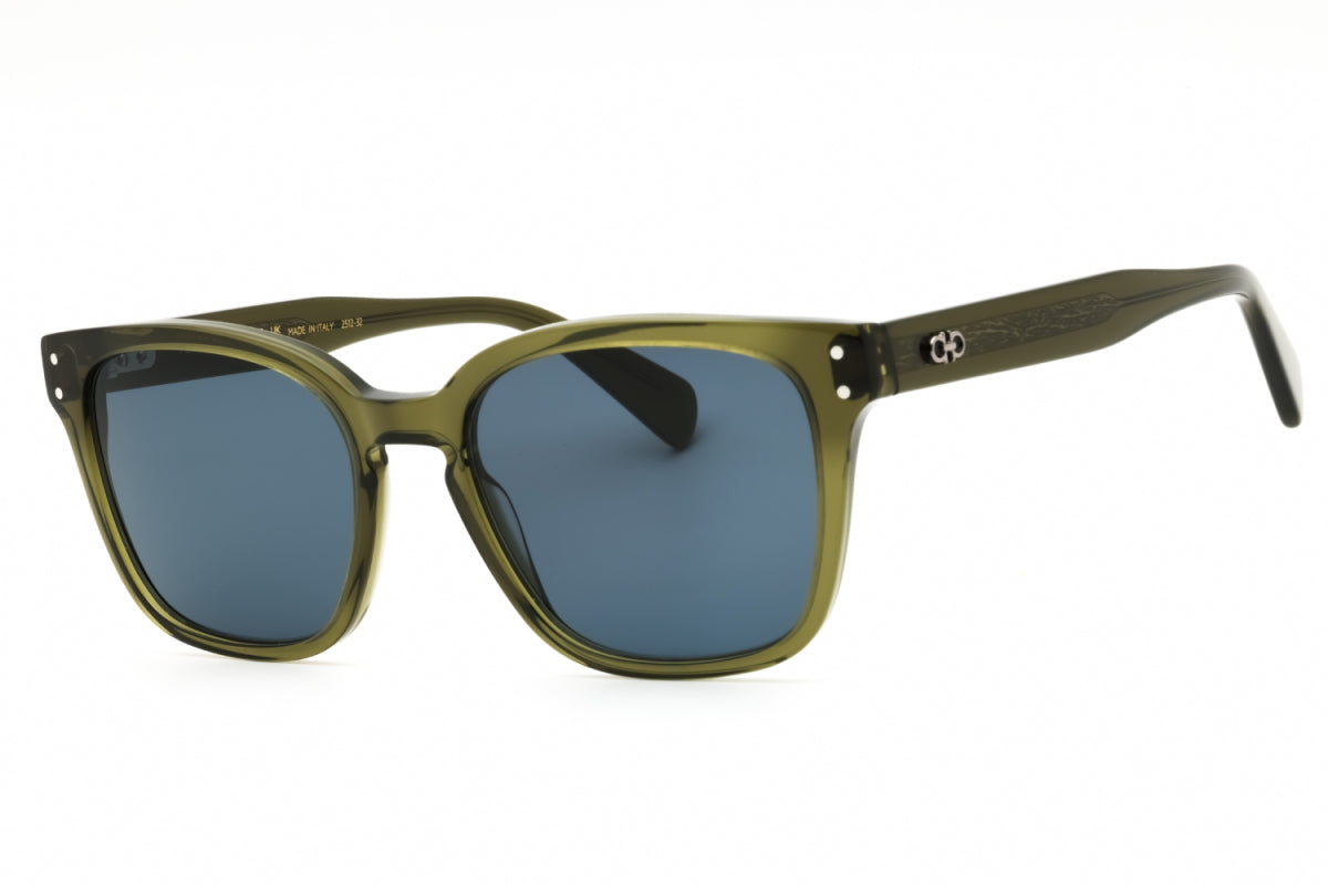 Gafas color azul y caqui