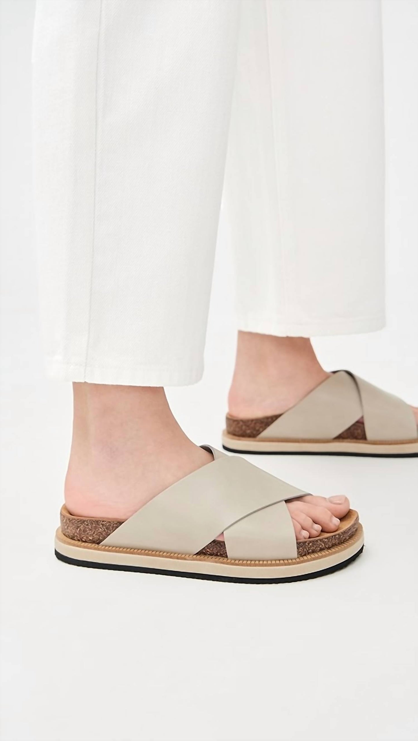 Sandalias de mujer color gris