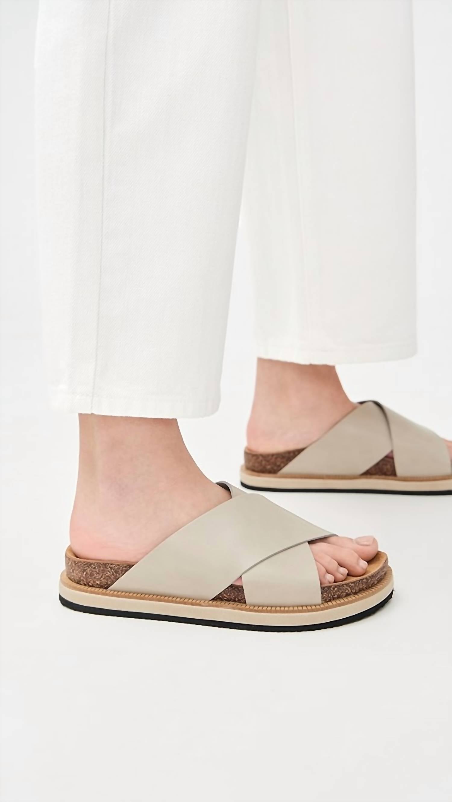 Sandalias de mujer color gris