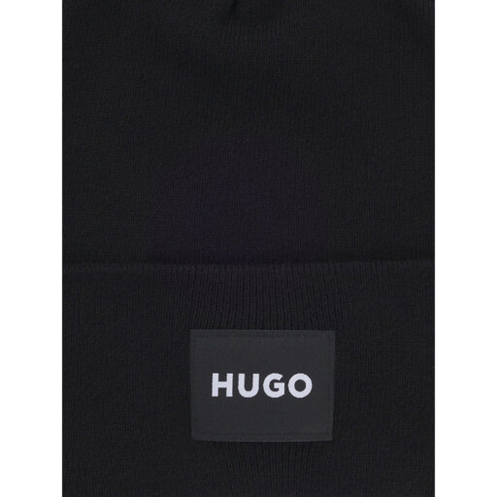 Gorro tejido de hombre color negro