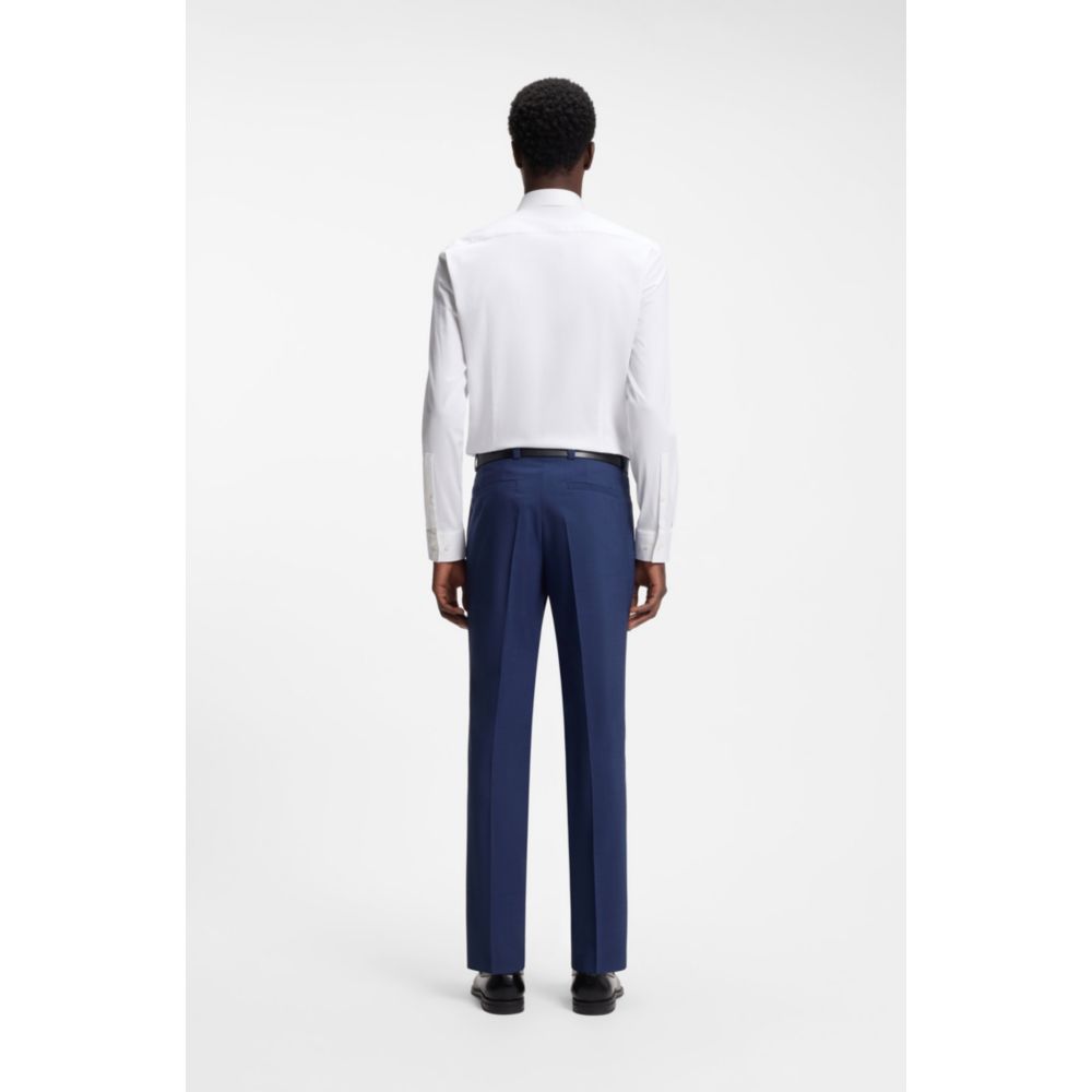 Camisa de algodón de corte ajustado