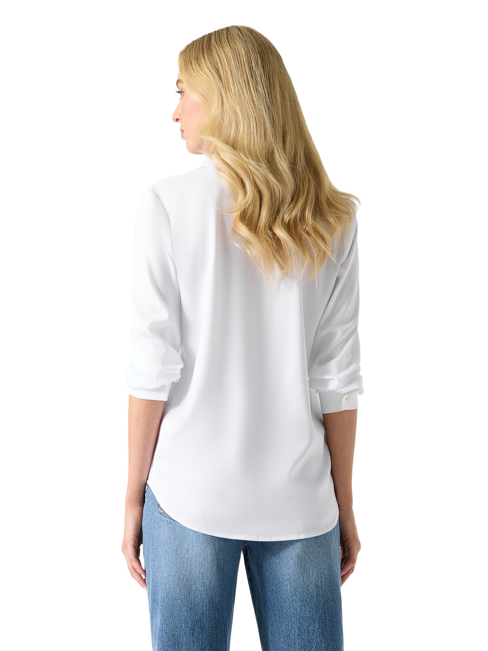 Blusa de satén