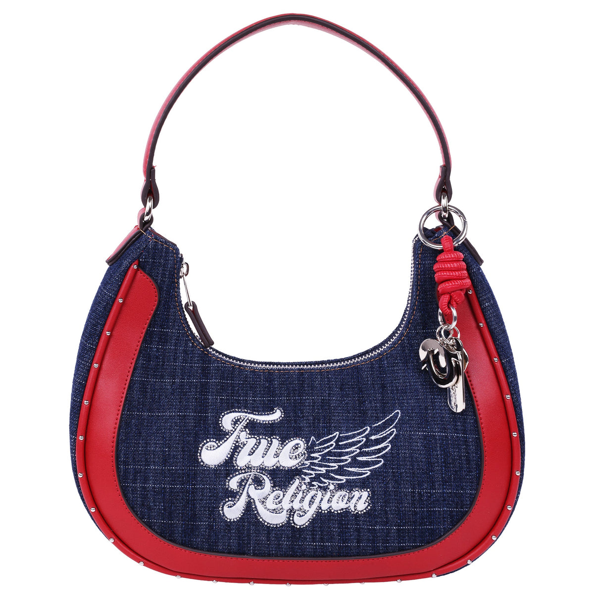 Bolso de mezclilla color rojo