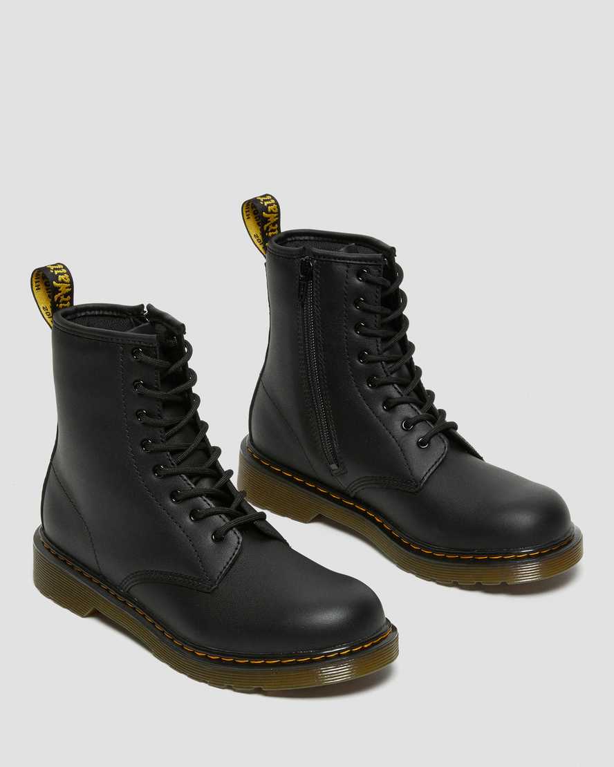 Botas infantil de cuero con cordones