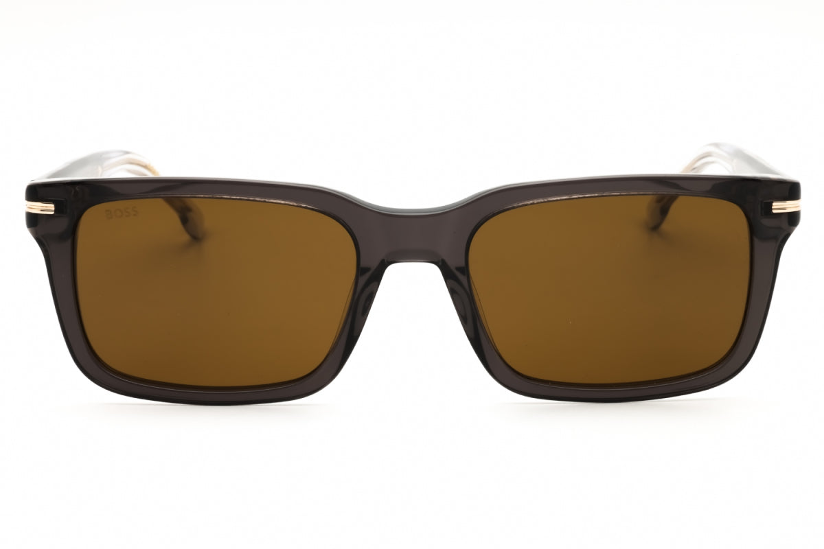 Gafas color gris y café