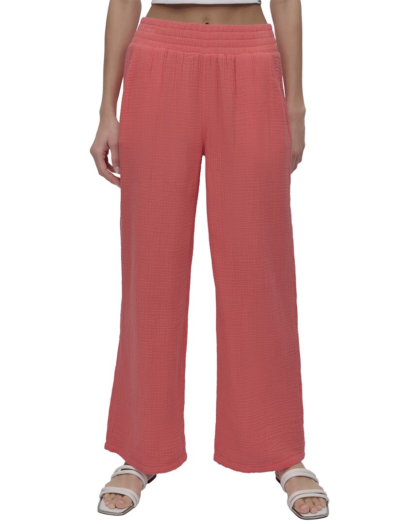 Pantalón de pierna ancha con pliegues