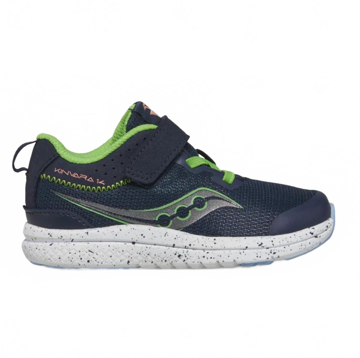 Tenis infantil color azul marino y verde