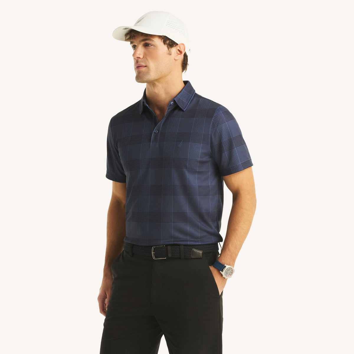 Polo de hombre a cuadros