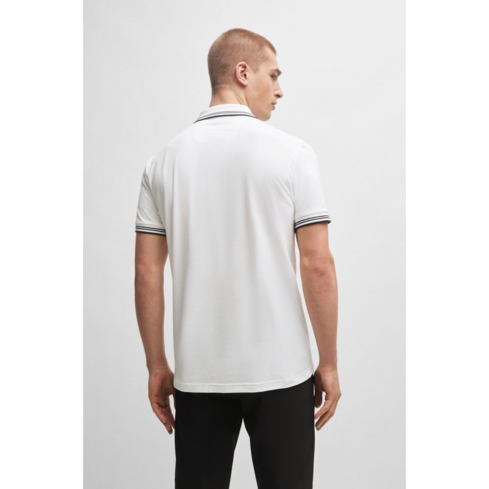 Polo de algodón de corte ajustado