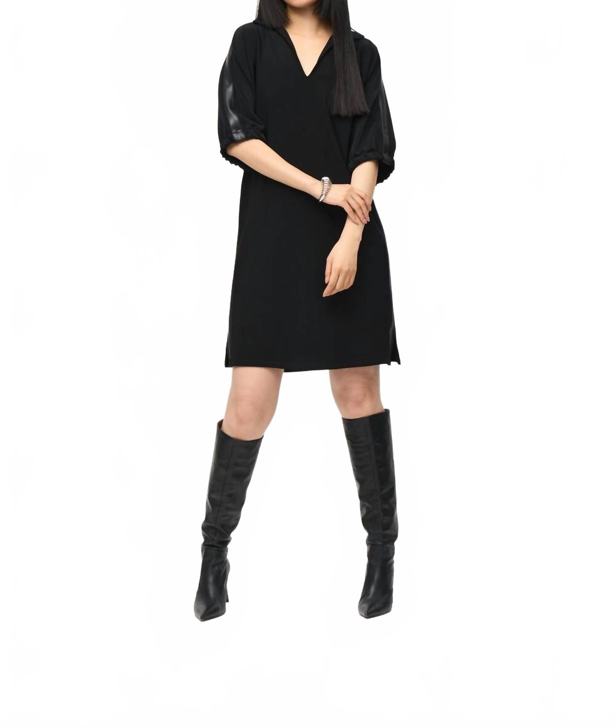 Vestido corto color negro