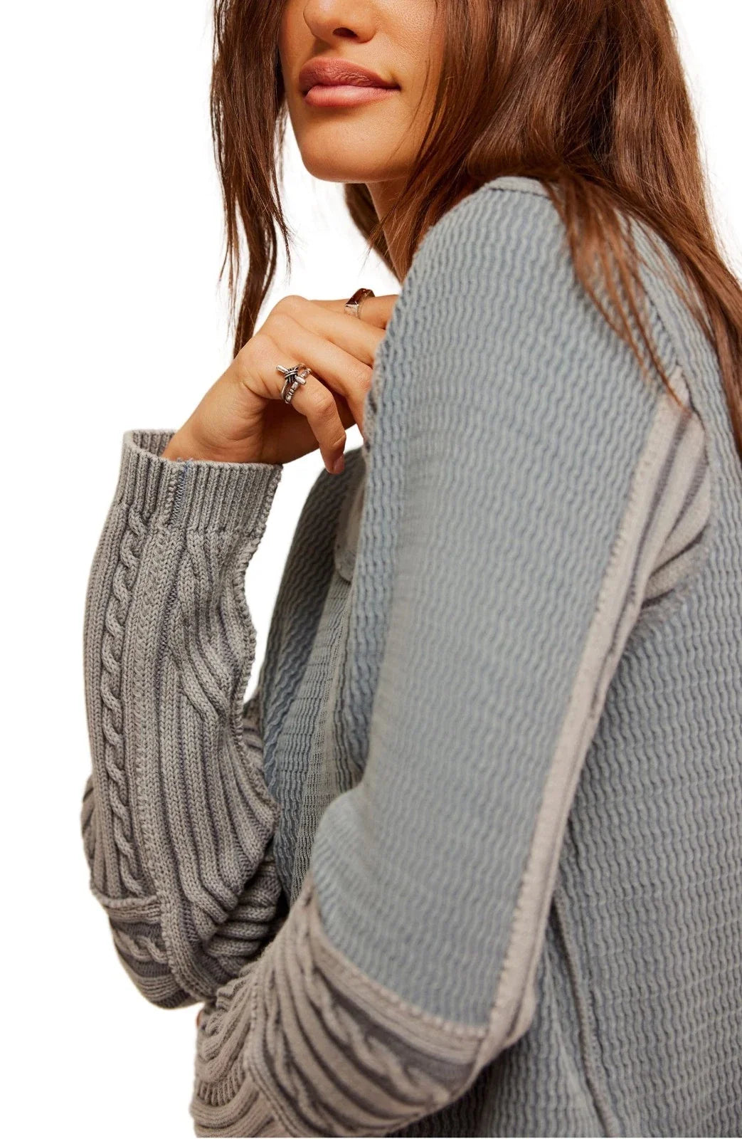 Suéter de mujer color gris