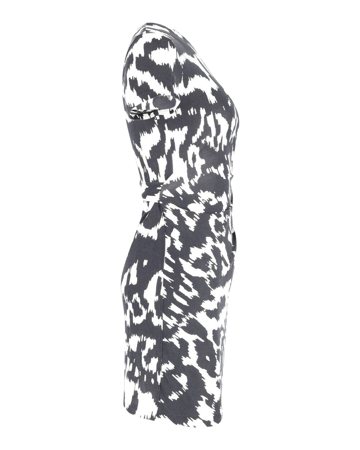 Vestido de seda corto color negro