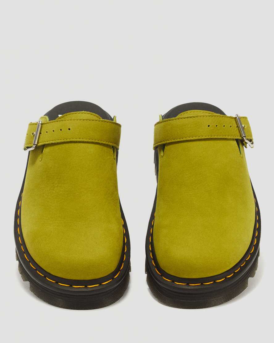 Zapatos destalonados de nobuk