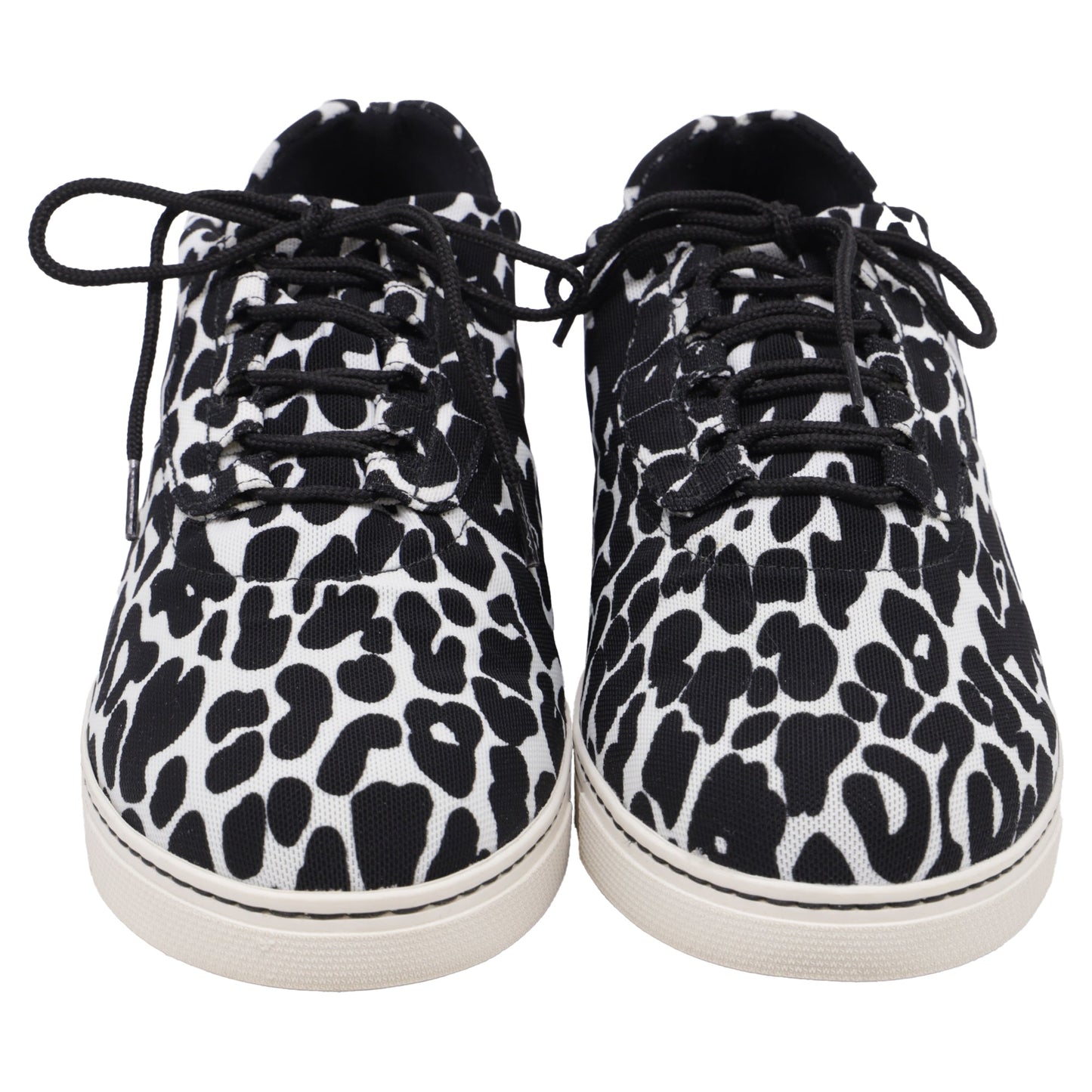Stuart Weitzman Tenis Bajos en Lona Estampado Animal