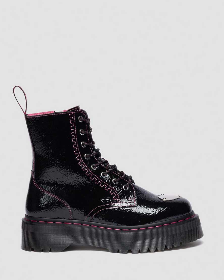 Botas de cuero con plataforma
