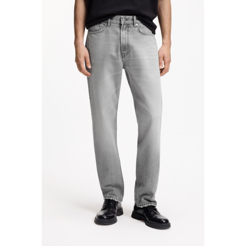 Jean de mezclilla color gris