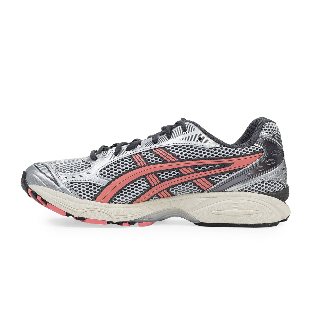 Tenis color blanco y plateado