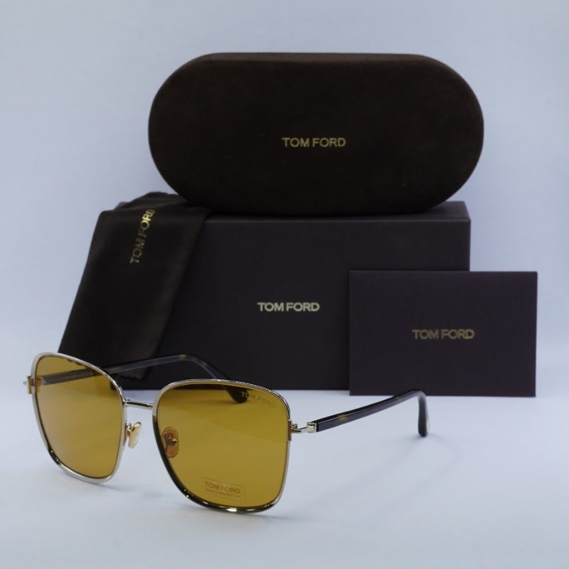 Gafas color oro rosa y café