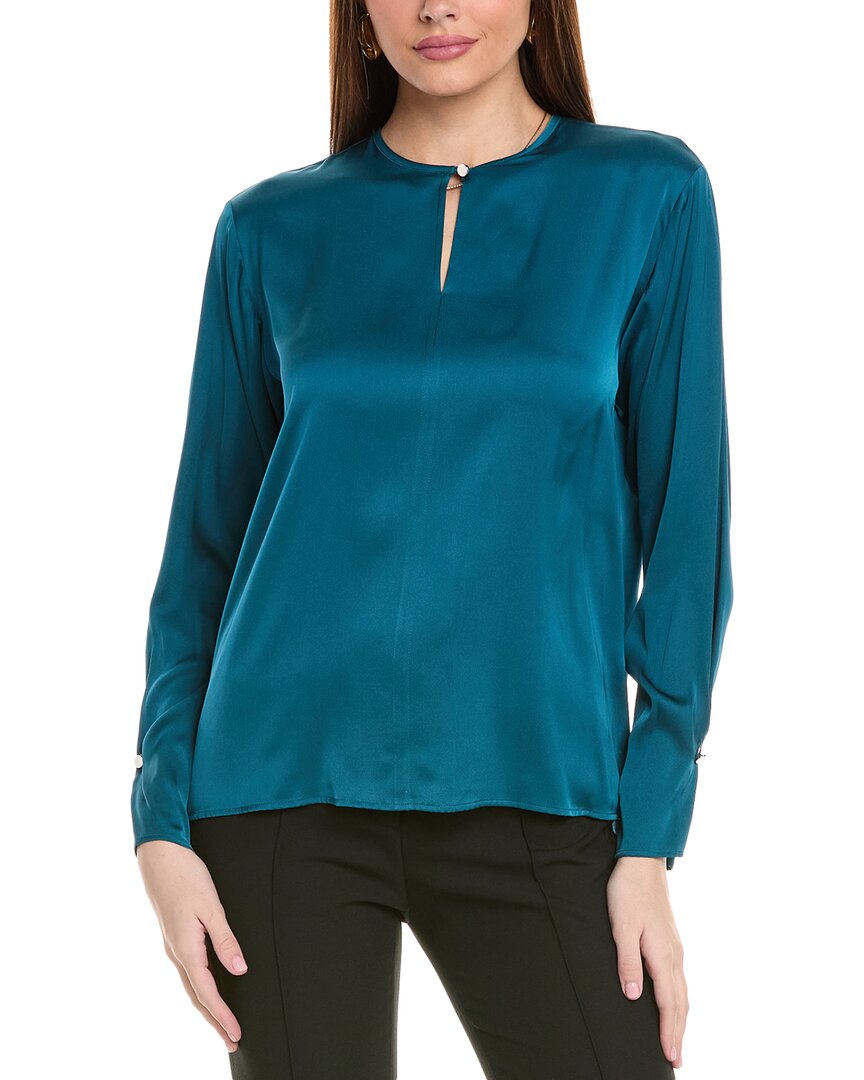 Blusa de mezcla de seda