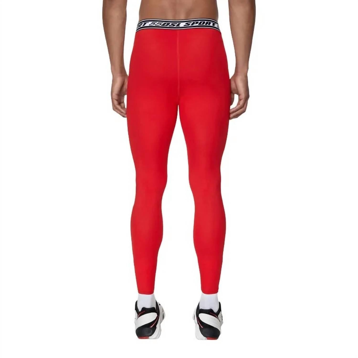 Leggings color rojo