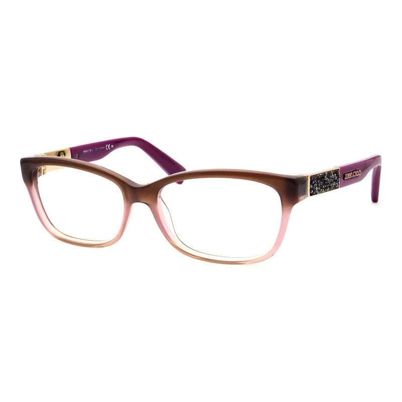 Gafas 53 mm color café y rosado