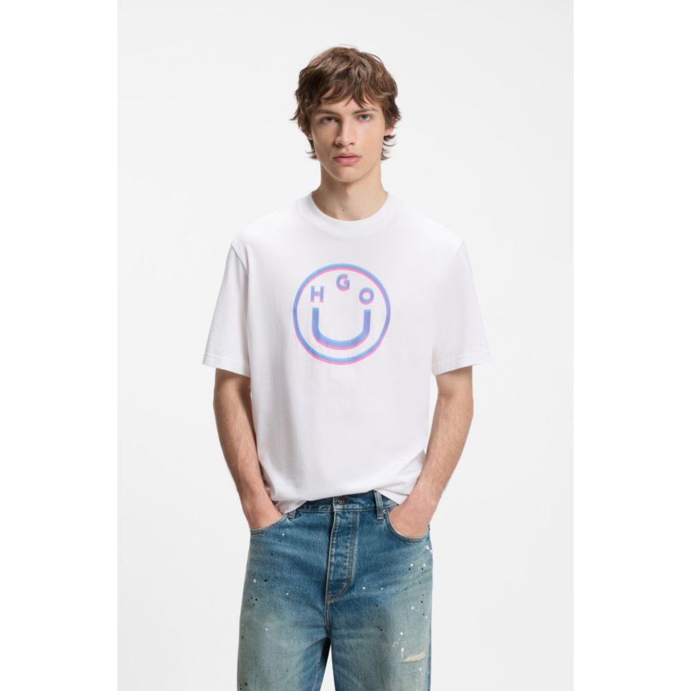 Camiseta de algodón con estampado