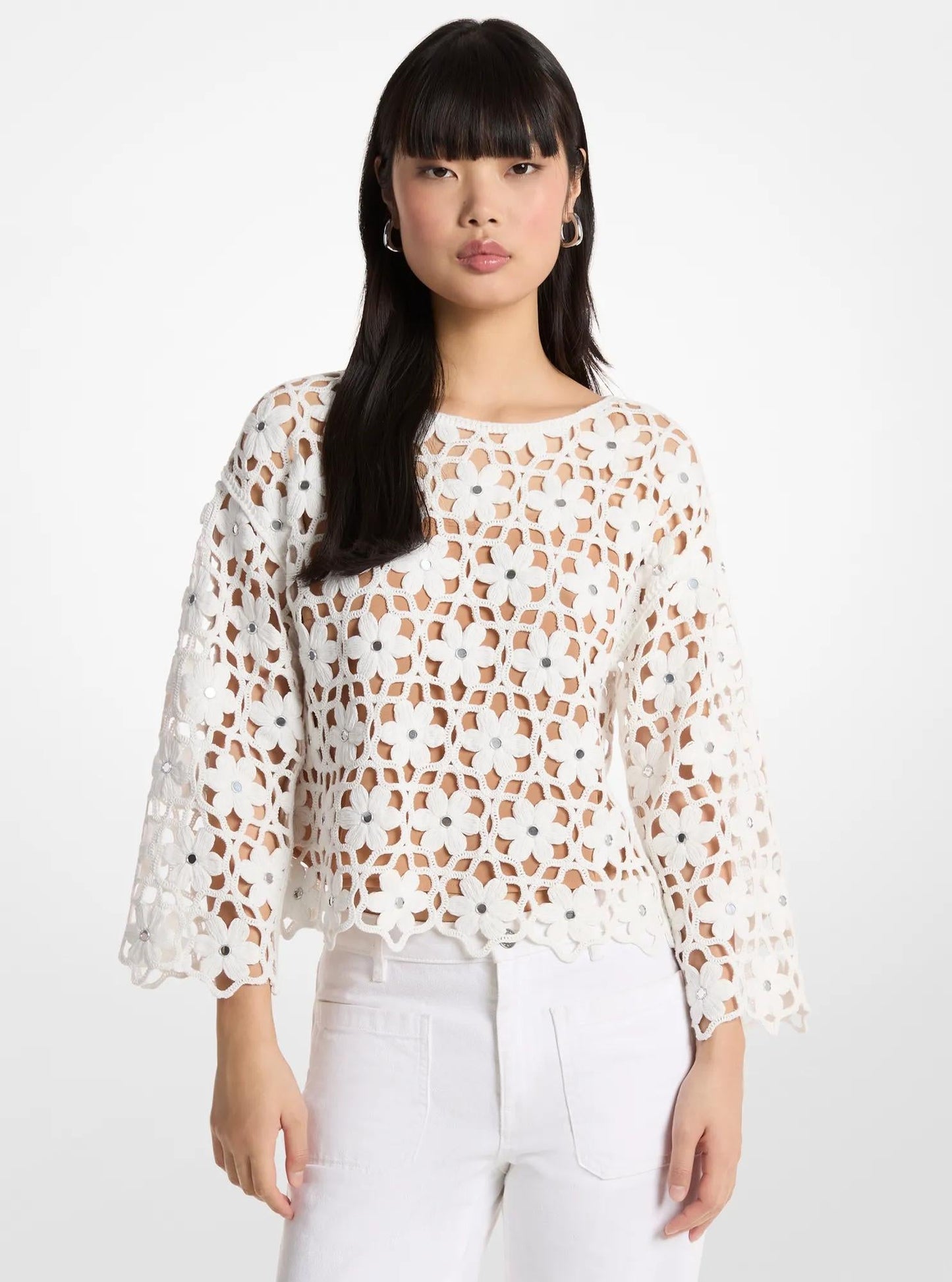 Top con estampado floral