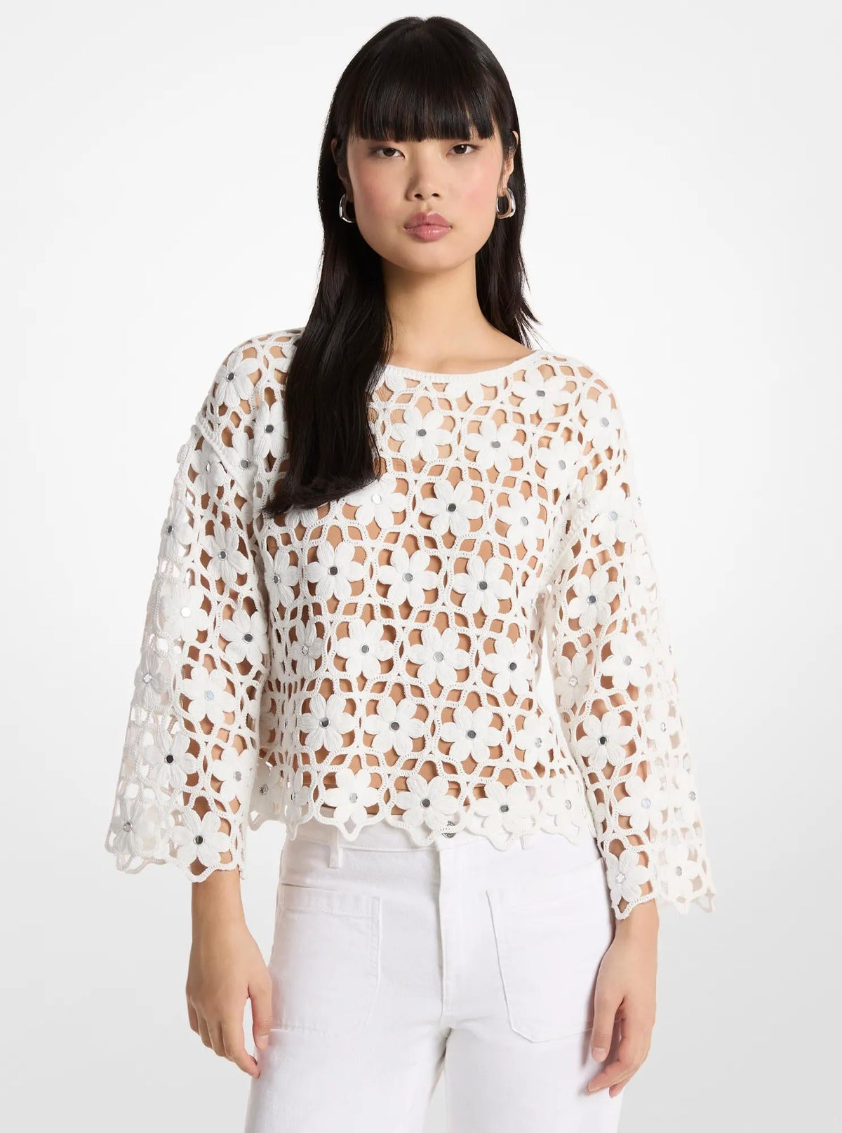 Top con estampado floral
