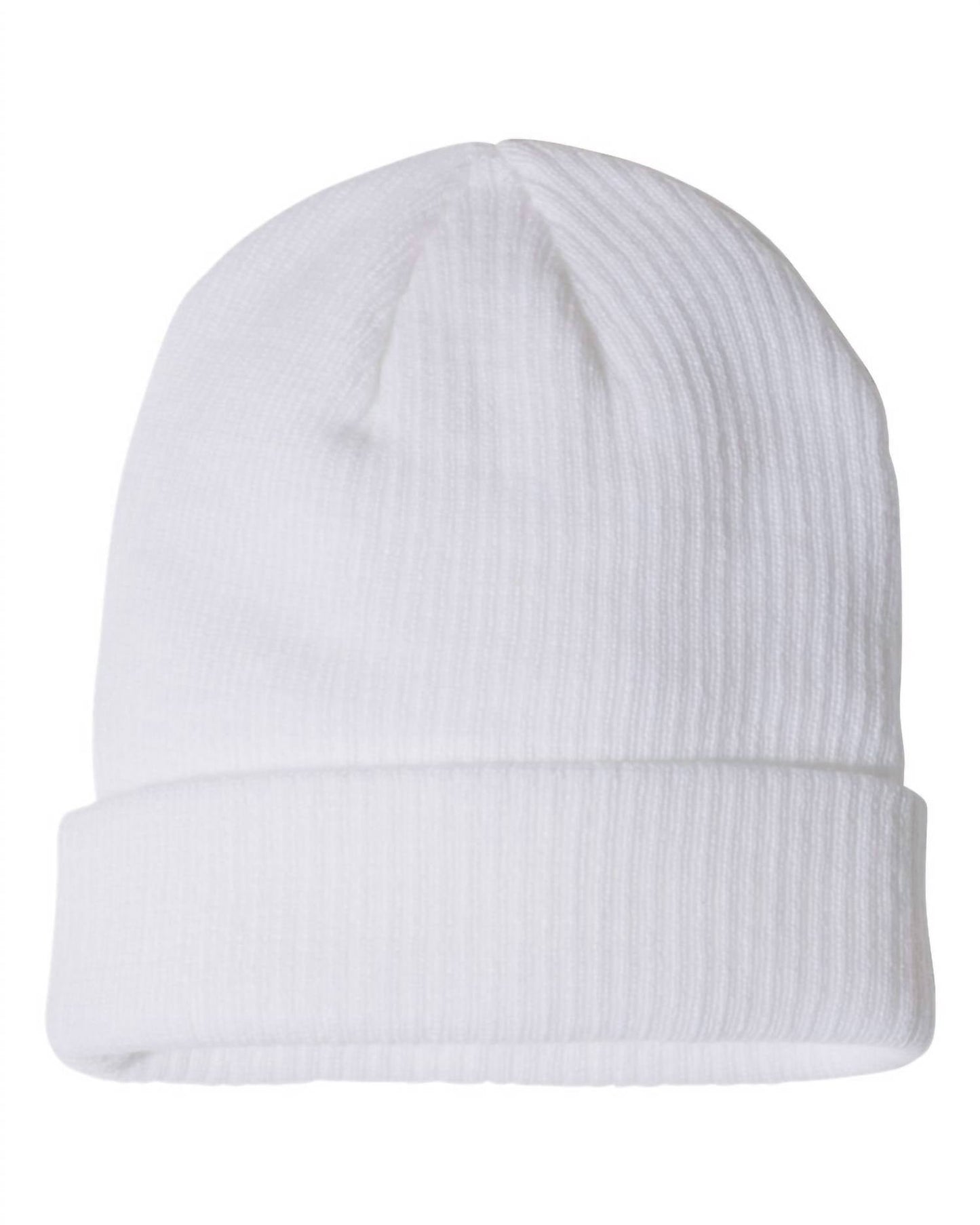 Gorro tejido color blanco