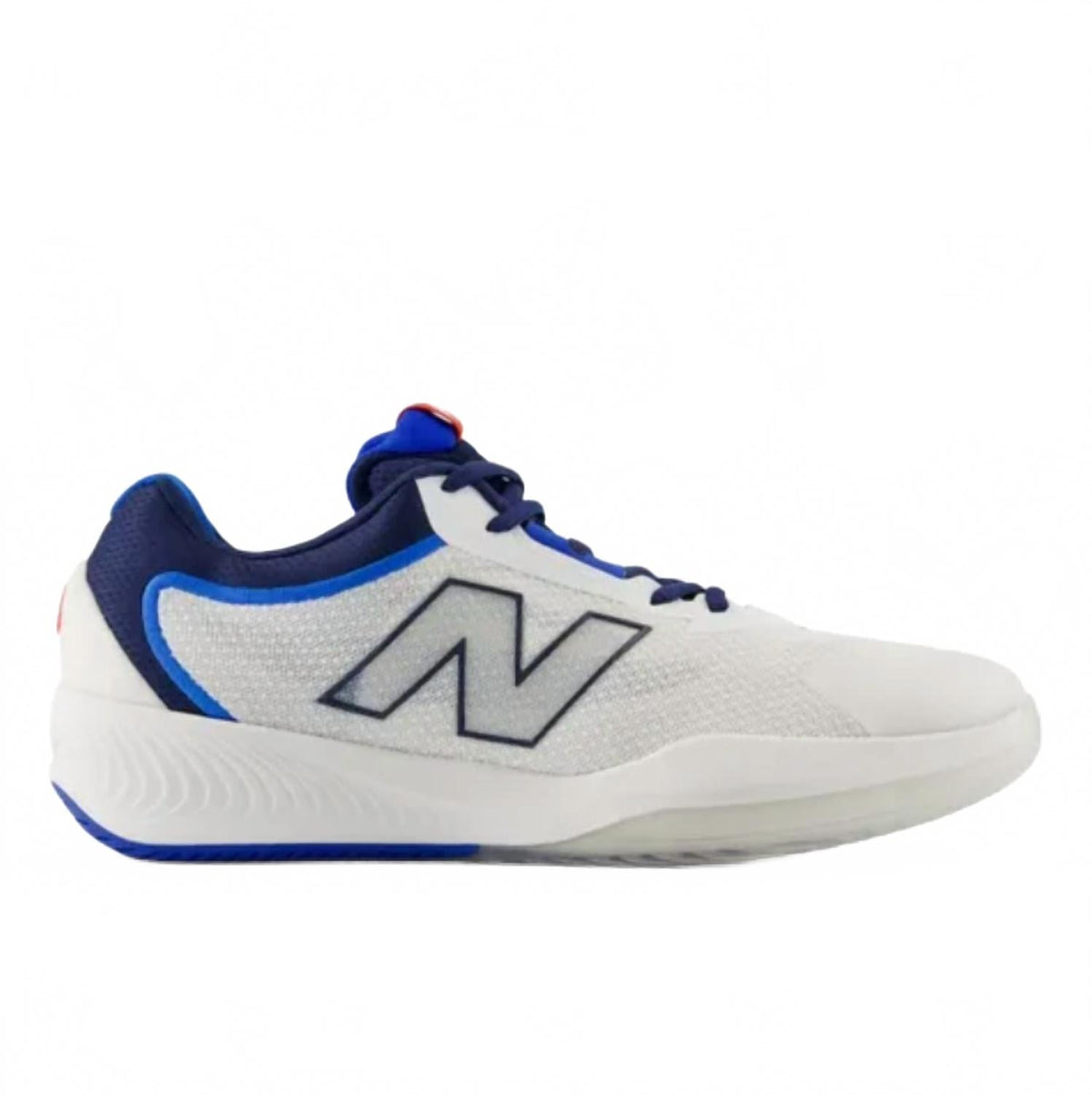 Zapatos de hombre color blanco y azul
