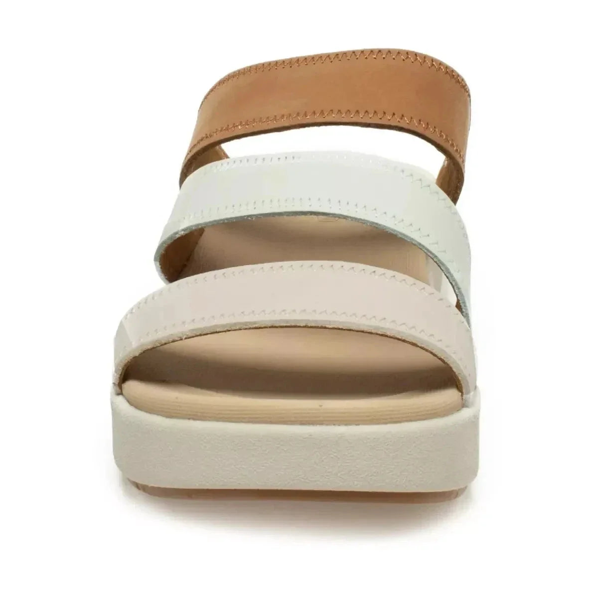 Sandalias de mujer de cuero multicolor