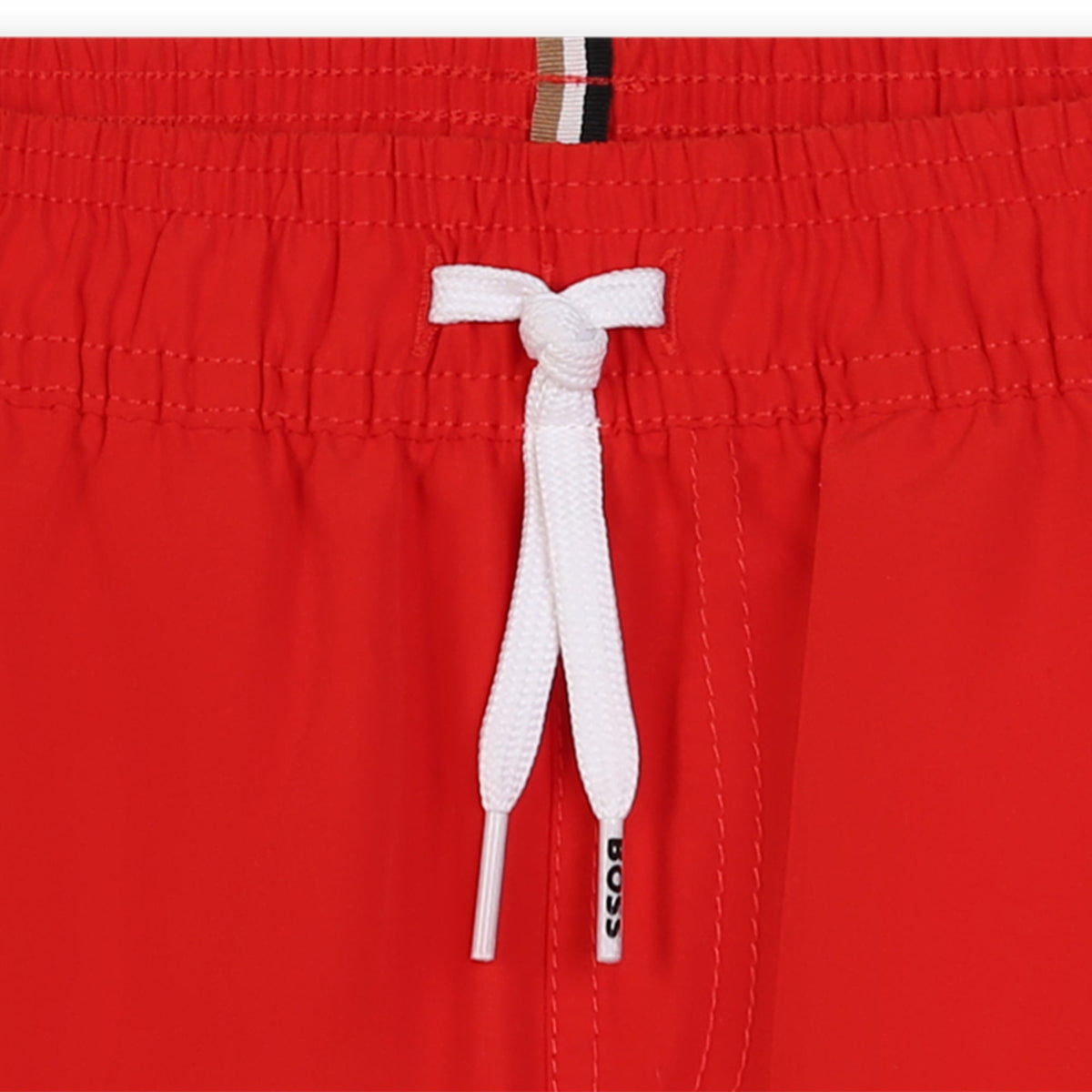 Pantaloneta de baño color rojo