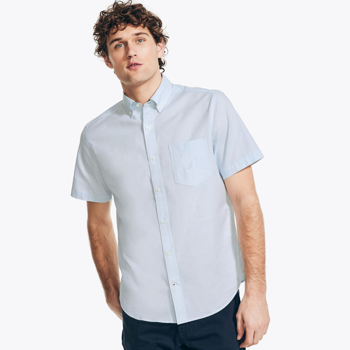 Camisa de hombre de manga corta