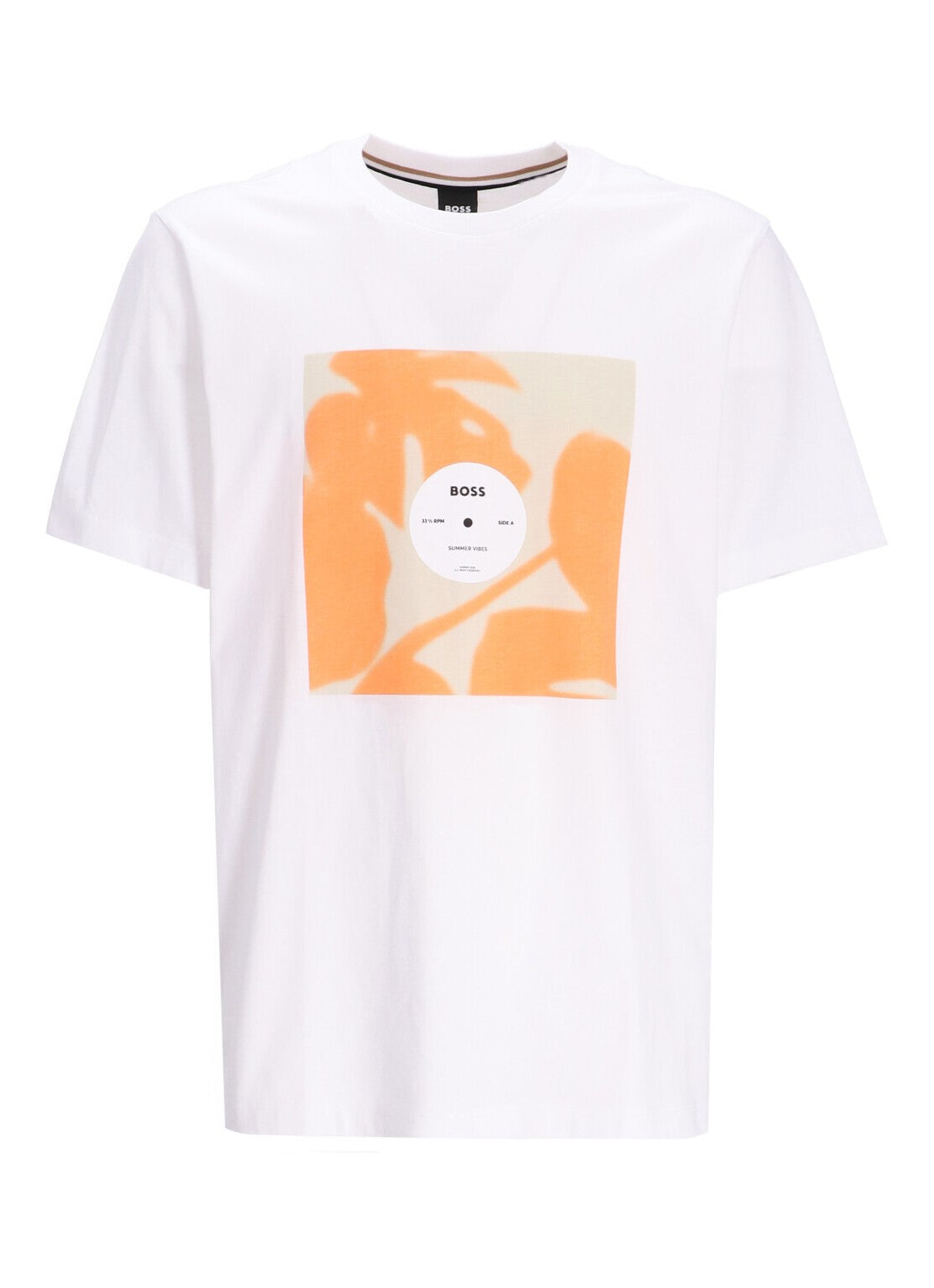 Camiseta de hombre de manga corta color blanco
