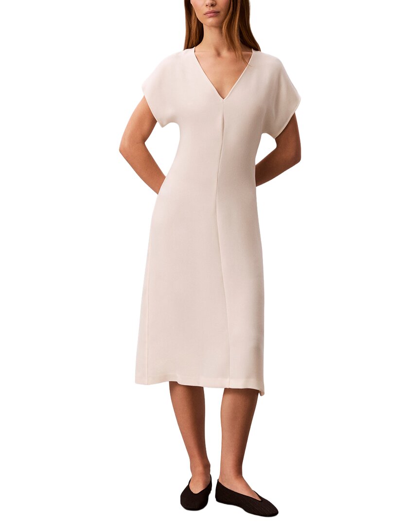 Calvin Klein Manga Murciélago de Crepe