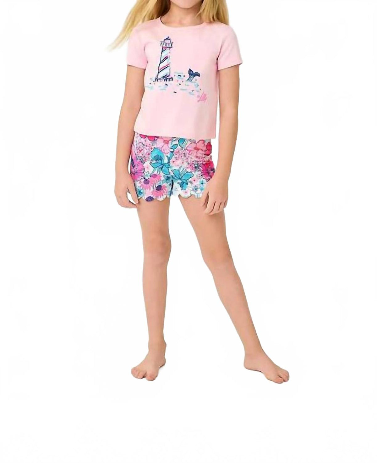 Short para niña color blanco