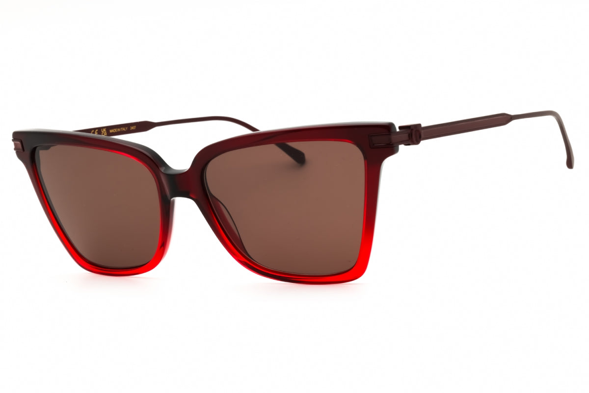 Gafas color café y rojo