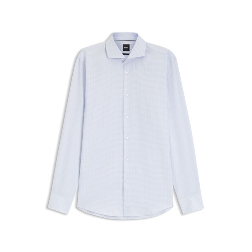 Camisa de algodón de corte ajustado