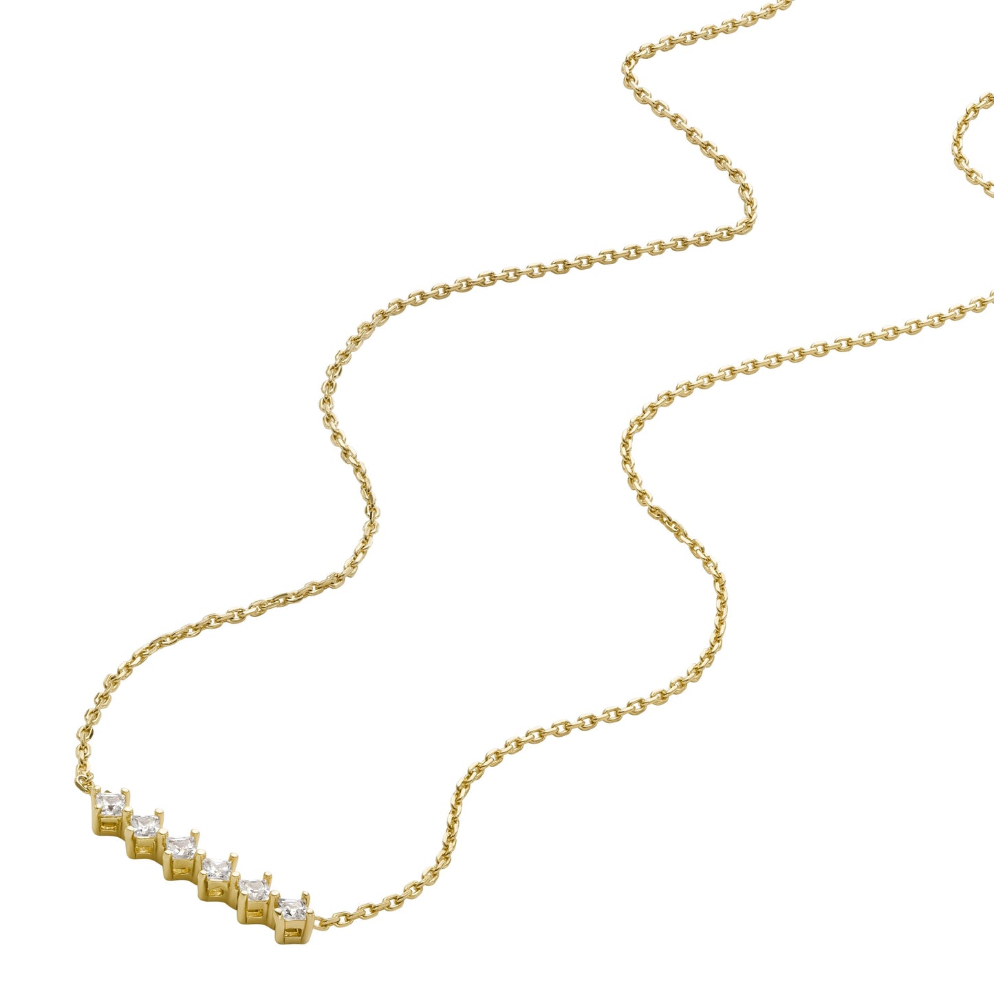 Collar de mujer color dorado