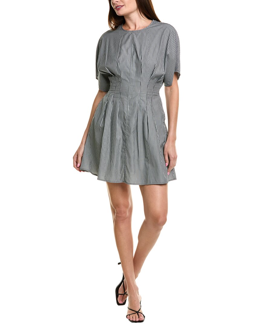 Vestido corto a rayas