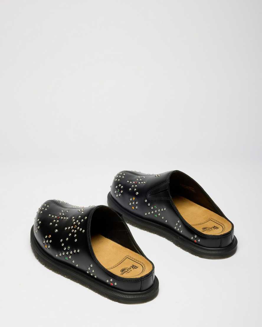 Zapatos destalonados de cuero