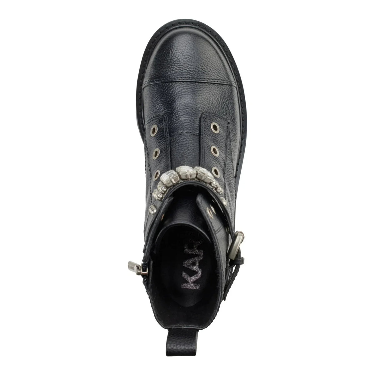 Botas de mujer de cuero color negro