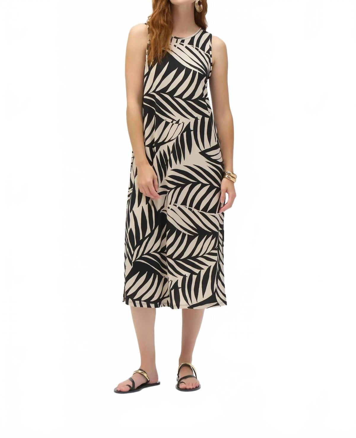 Vestido midi color negro