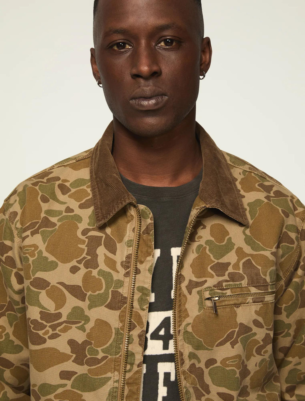 Chaqueta de hombre de lona