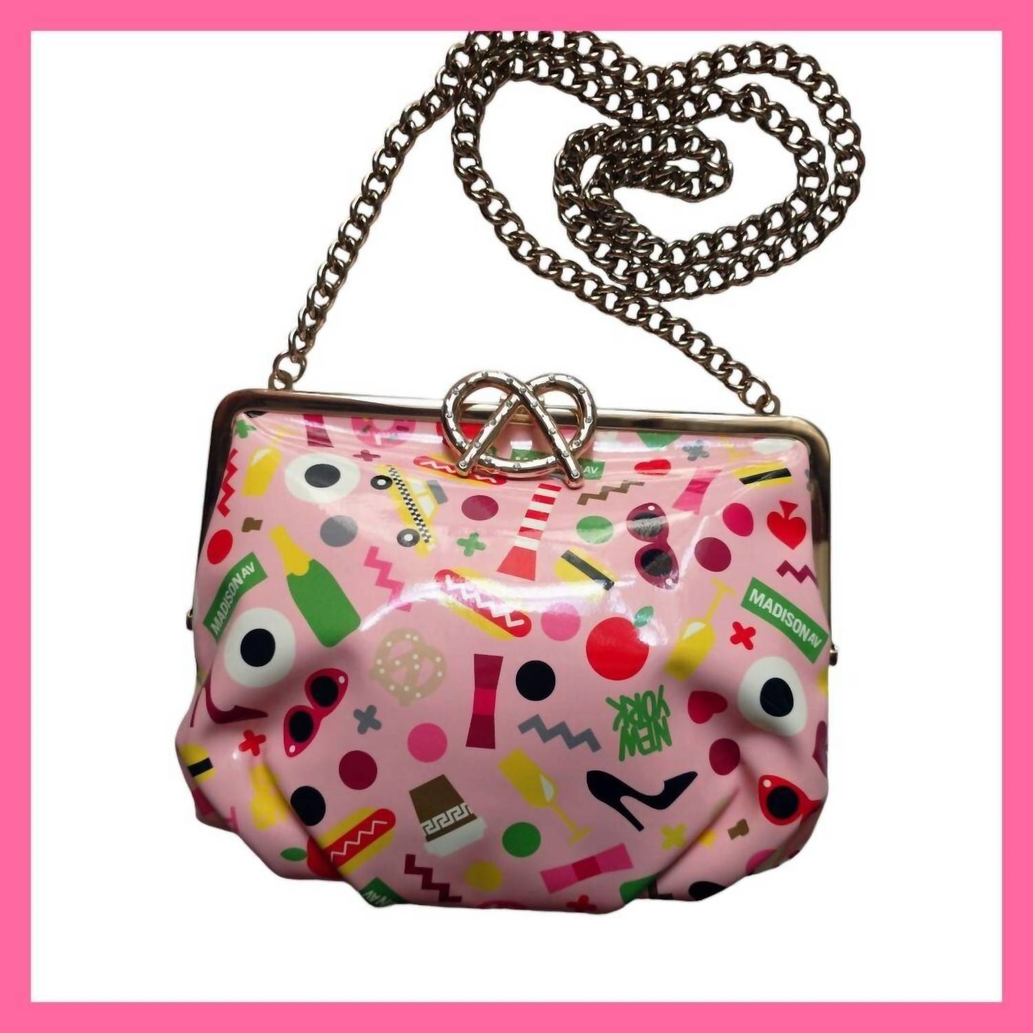 Bolso color rosado