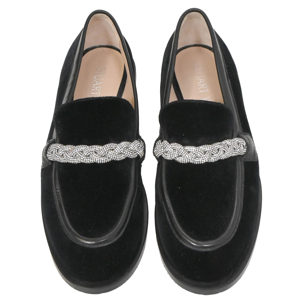 Mocasines de gamuza color negro