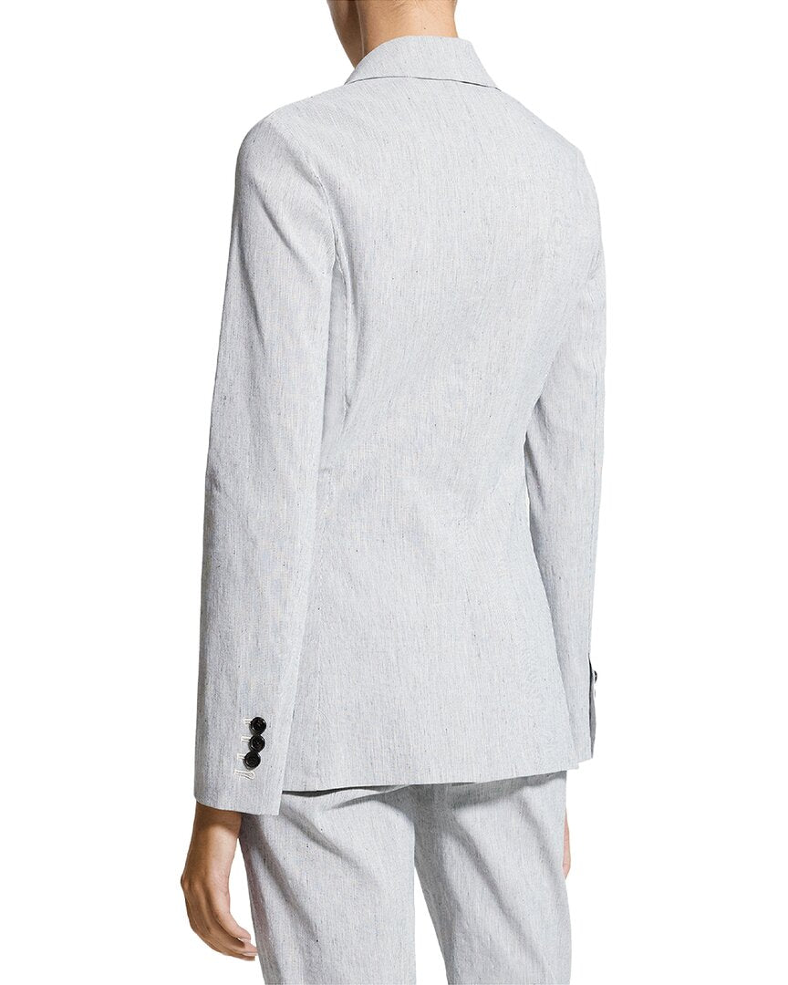 Blazer de mezcla de lino