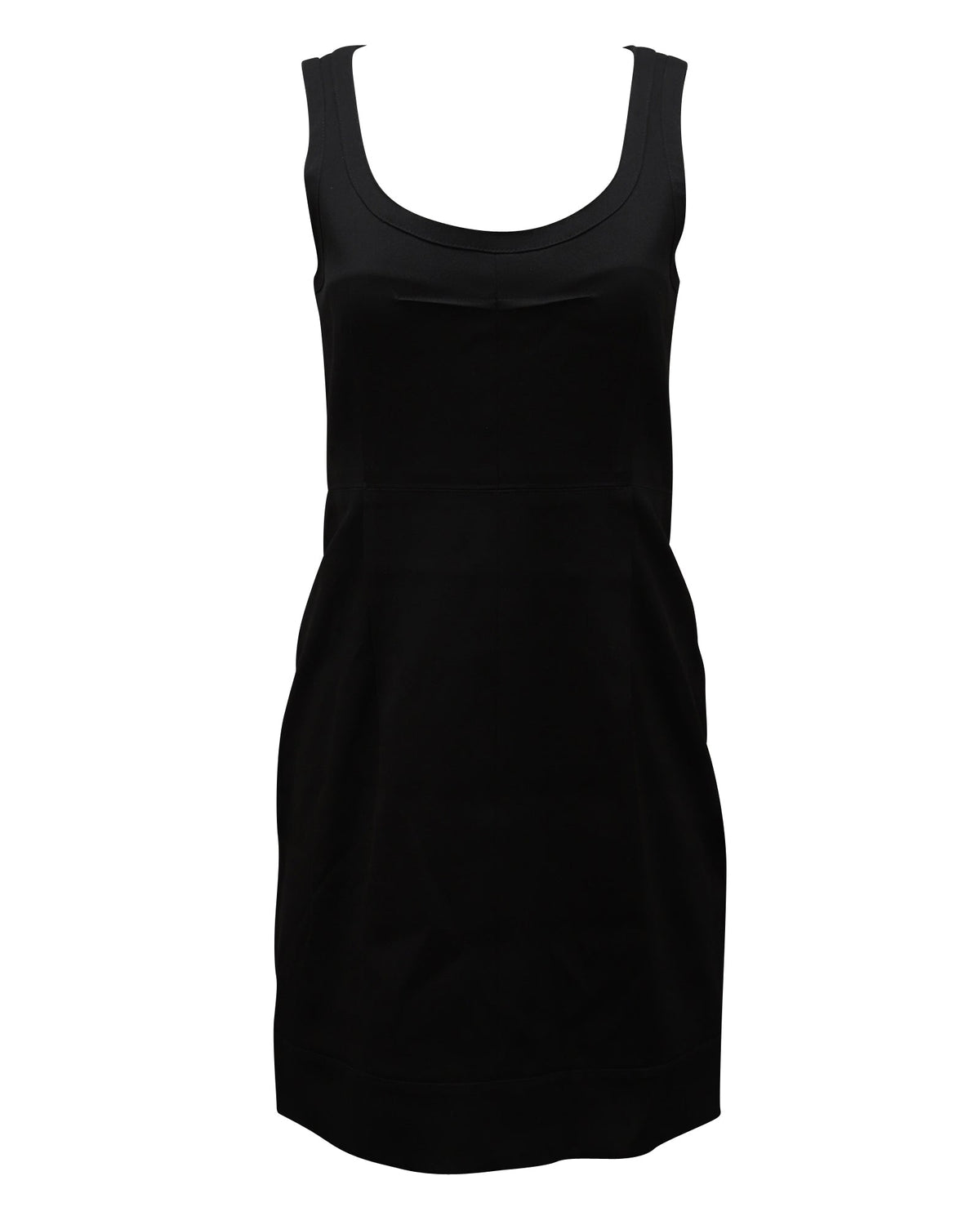 Vestido de lana color negro